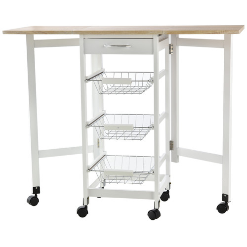 Kitchen island trolley white - kitchen,