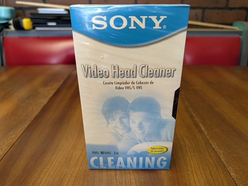 Vcr head cleaner - tape, only