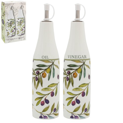 Oil vinegar ceramic bottles - ceramic,