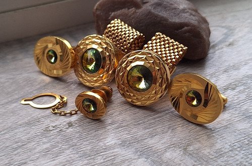 Vintage ussr gold tone - vintage, gold-tone