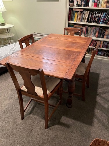 Antique oak draw leaf - antique,