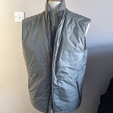 Men’s Galvin Green Padded Gillet Size Large Grey Pre-owned