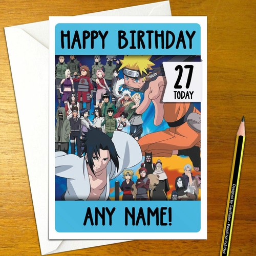 Naruto personalised birthday - naruto,