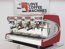 Astoria Vintage 3grp ex Costa Commercial Coffee Machine - Red & Simply Wow!