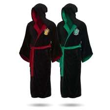 OFFICIAL HARRY POTTER LUXURIOUS FLEECE HOODED MENS BATHROBE DRESSING GOWN BNWT