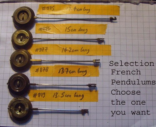 Clock pendulum french - pendulum,