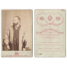 CABINET CARD Photograph Man