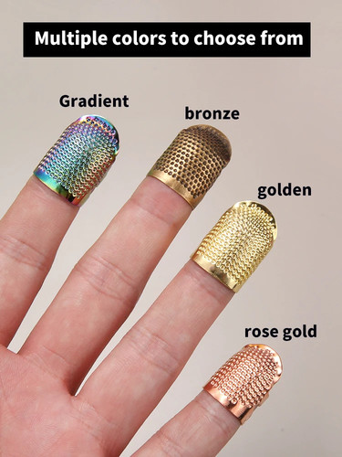 2pc hand sewing thimble finger - 2pc,