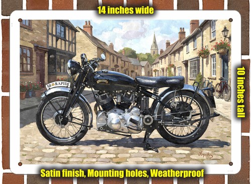 Metal sign 1950 vincent - 1950,