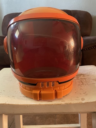 Kids orange space - orange, helmet