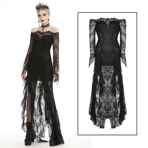 Dark love gothic dress - dark,
