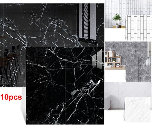 10x pvc marble tiles - 10x,