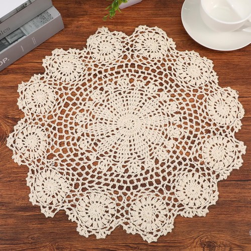 Lace dollies for tables - tables,, 15.7