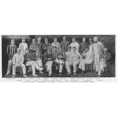 Parliamentary cricket match - cricket, at