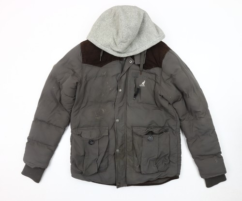 Kangol men grey - grey, puffer
