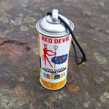 RED DEVIL Mini 3D Printed Spraycan Graffiti Stash Can Subway Art Hip Hop  krylon