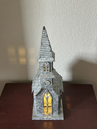Galvanized metal chapel - galvanized,
