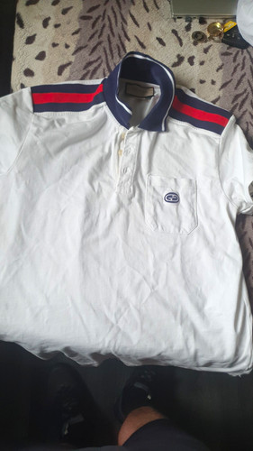 Gucci men white polo - gucci, xl