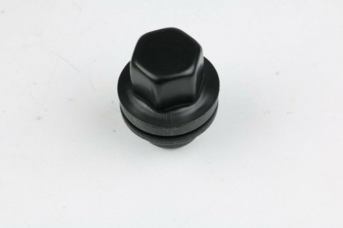 Satin black wheel - nut, for
