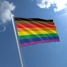 8 COLOUR RAINBOW PRIDE FLAG