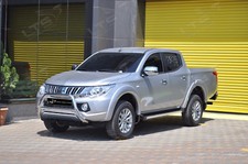 MITSUBISHI L200 TRITON CHROME NUDGE A-BAR STAINLESS STEEL BULLBAR 2015-2018 W K