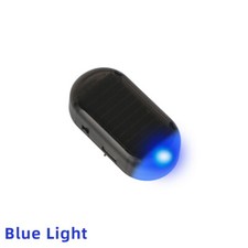 Fake Anti-Theft Warning LED Flash Light Vehicle Car Solar Powered Security Alarm