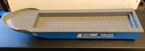 Lego large police boat - lego, hull