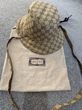 Gucci GG Reversible Canvas Bucket Hat Size L