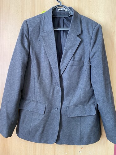 Girls grey school - grey, plain