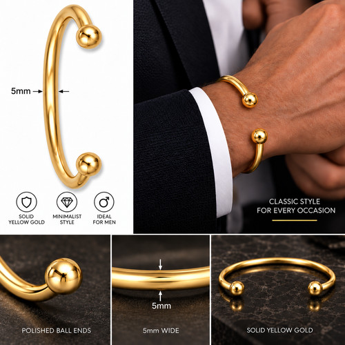 Solid yellow gold - yellow,