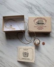 Nantucket Basket Necklace 24k