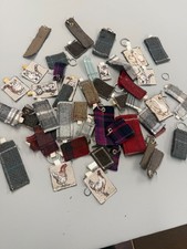 Wool tartan key chains bundle