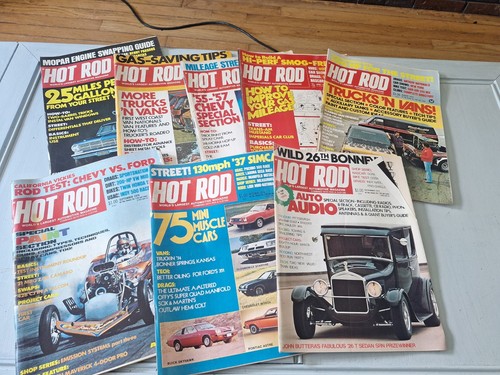 1974 hot rod magazine - magazine, lot