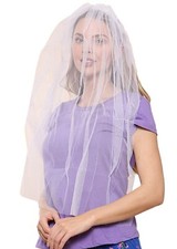 Ladies white fancy dress - white,