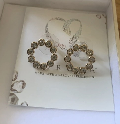 Qvc aurora circular - aurora, earrings
