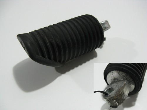 Footrest rider rest - peg, front