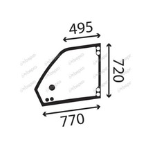 For Merlo Telehandler Cab