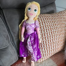 Disney Store Rapunzel Soft Doll Snuggle Buddy Pillow 20” Plush Toy