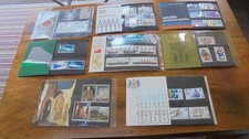 8 DIFFERENT GPO STAMP PRESENTATION PACKS FROM 1968-JULY 1969