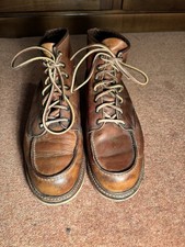 Red Wing Classic MOC Toe Boots 1907 Copper Size 11UK