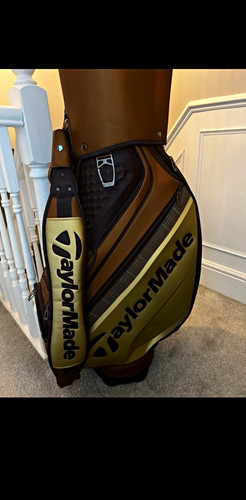 Taylormade deluxe leather cart - taylormade,