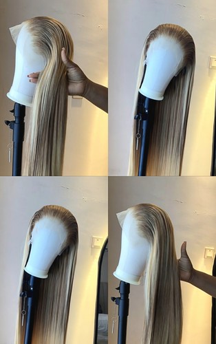 Sleek straight blonde lace - straight,