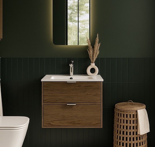 Vanity unit basin - unit, wall