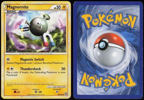 Magnemite 102 hgss - magnemite, 68/102