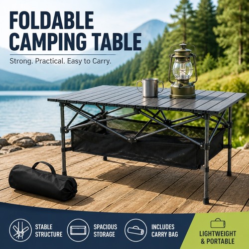 Foldable roll camping - foldable, roll-up