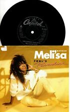 Meli'sa Morgan:Fool's paradise/Getting to know you better:UK  Capitol:1986