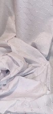 White Broderie Anglaise Fabric