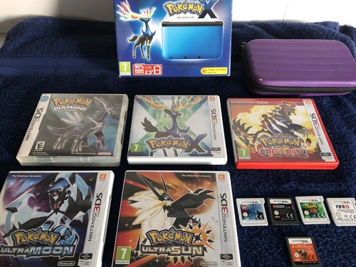 Nintendo 3ds blue black - nintendo,