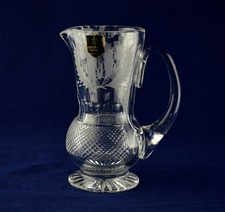 Edinburgh Crystal THISTLE Jug