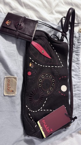 Mebo brown handbag - made, by